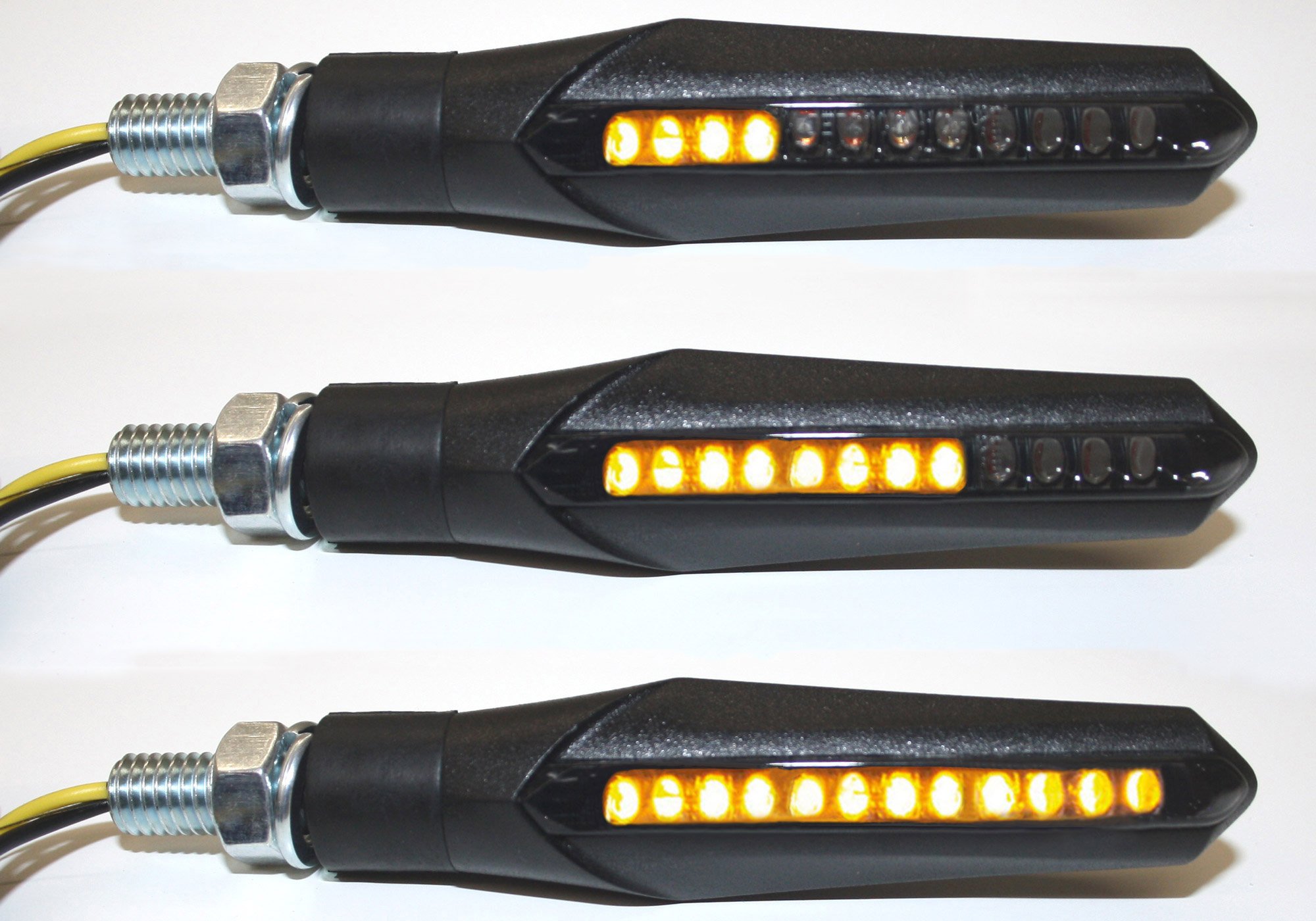 PROTECH Lauflicht LED-Blinker RC-100 vorne+hinten kompatibel mit KAWASAKI Z650 17-19 ER650H 